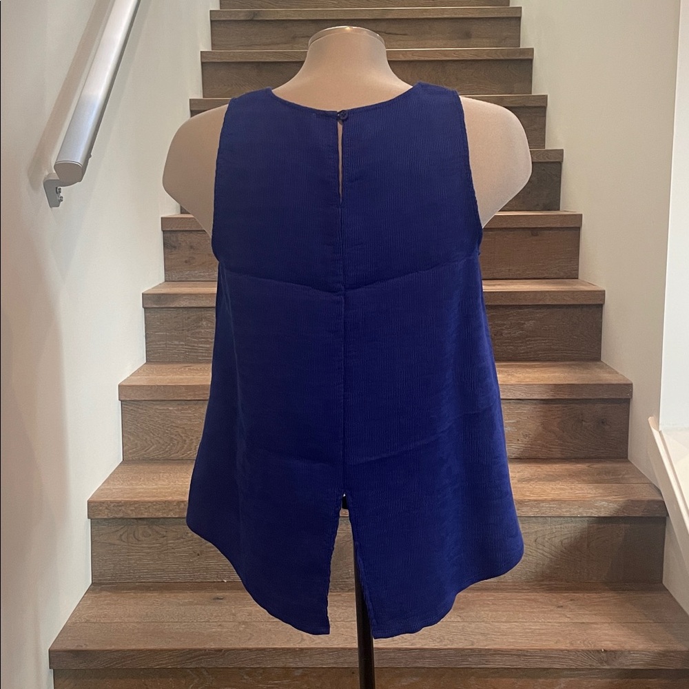 Sophie Rue Royal Blue Boxy Tank Top - Picture 6 of 6